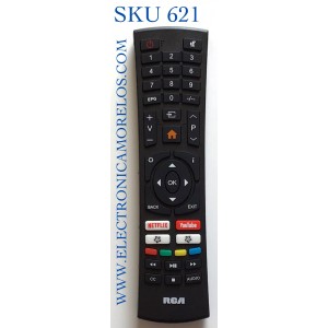 CONTROL REMOTO PARA TV RCA  SMART TV / NUMERO DE PARTE  HR43K